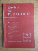 Revista de pedagogie, nr. 9, septembrie 1989