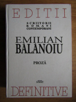 Emilian Balanoiu - Scrieri definitive