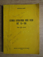 Gheorghe Barba - Istoria literaturii ruse vechi, sec. XI-XVII