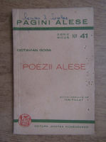 Anticariat: Octavian Goga - Poezii alese (1943)