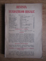 Revista Fundatiilor Regale, Anul XII, nr. 1, 1945