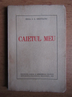 Zuca I. C. Bratianu - Caietul meu (1939)