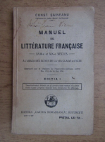 Constantin Saineanu - Manuel de litterature francaise (1930)
