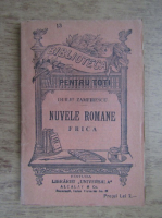 Duiliu Zamfirescu - Nuvele romane. Frica (1925)