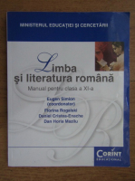 Eugen Simion - Limba si literatura romana, manual pentru clasa a XI-a (2014)