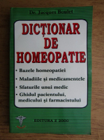 Jacques Boulet - Dictionar de homeopatie