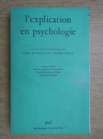 L'explication en psychologie