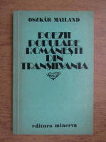 Oszkar Mailand - Poezii populare romanesti din Transilvania