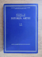 Studii si cercetari de istoria artei, anul I, nr. 1-2, ianuarie-iunie 1954