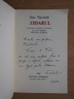 Dan Tarchila - Zidarul (cu autograful autorului)