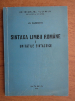 Ion Diaconescu - Sintaxa limbii romane. Unitatile sintactice