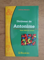 Anticariat: Andreea Bancescu - Dictionar de antonime