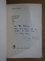 Eugen Simion -  Scriitori romani de azi (volumul 2, cu autograful autorului)