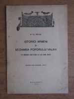 H. DJ. Siruni - Istorici armeni si vechimea poporului valah (1941)