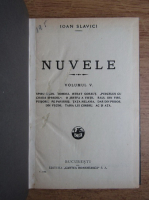 Ioan Slavici - Nuvele (volumul 5, 1940)