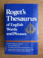 Peter Mark Roget - Roget's Thesaurus of English Words and Phrases