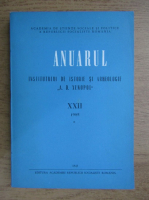 Anuarul Institutului de istorie si arheologie A. D. Xenopol, XXII, 1985