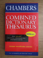 Chambers. Combined dictionary thesaurus