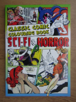 Classic comic colouring book
