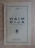 I. Ludo - Haim Dija si alte nuvele umoristice (1928)