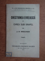 J. B. Brociner - Chestiunea evreiasca si evreii sub drapel (1913)