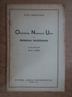 Kiva Ornstein - Organizatia Natiunilor Unite si problema palestiniana (1947)