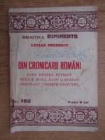 Lucian Predescu - Din cronicarii romani (1939)