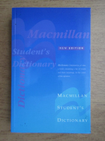 Macmillan student's dictionary