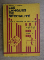 Paul Miclau, Alexandra Cunita - Les langues de specialite