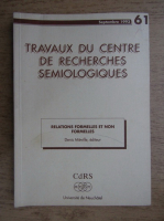 Travaux du Centre de Recherches Semiologiques, nr. 61, septembrie 1993