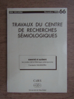 Travaux du Centre de Recherches Semiologiques, nr. 66, novembre 1998
