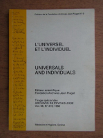 Universals and individuals