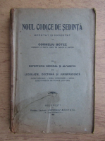 Corneliu Botez - Noul codice de sedinta (1925)