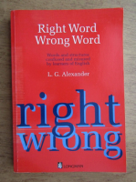 L. G. Alexander - Right word, wrong word