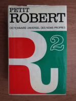 Petit Robert, dictionnaire universel des noms propres