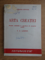 Alexandr Popovschi - Arta creatiei (1949)
