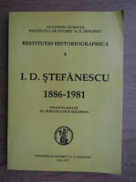 I. D. Stefanescu 1886-1981