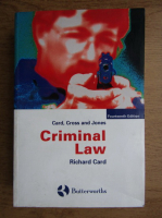 Richard Card - Card, Cross and Jones criminal law