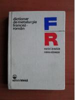Anticariat: Stefan Mantea - Dictionar de metalurgie francez-roman