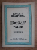 Dionisie Eclesiarhul - Hronograf