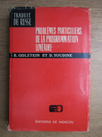 E. Golstein, D. Youdine - Problemes particuliers de la programmation lineaire