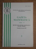Gazeta matematica, anul CXII, nr. 3, 2007
