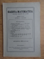 Gazeta matematica, anul XLV, nr. 11, iulie 1940 (1940)