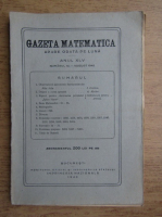 Gazeta matematica, anul XLV, nr. 12, august 1940 (1940)
