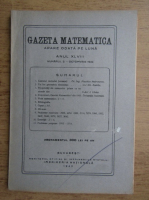 Gazeta matematica, anul XLVIII, nr. 2, octombrie 1942 (1942)