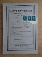 Gazeta matematica, anul XLVIII, nr. 8, aprilie 1943 (1943)