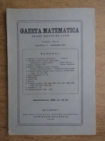 Gazeta matematica, anul XV, nr. 5, ianuarie 1940 (1940)
