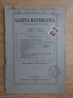 Gazeta matematica, anul XXXVI, nr. 11, iulie 1931 (1931)