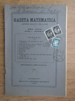 Gazeta matematica, anul XXXVI, nr. 4, decembrie 1930 (1930)