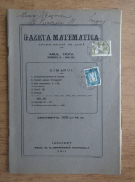 Gazeta matematica, anul XXXVI, nr. 9, mai 1931 (1931)
